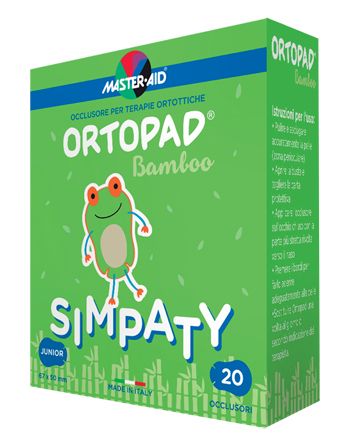 CEROTTO OCULARE PER ORTOTTICA ORTOPAD SIMPATY M 5,4X7,6 20 PEZZI - farmacia187.it