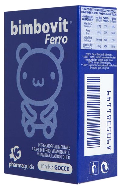 BIMBOVIT FERRO GOCCE 15 ML - farmacia187.it