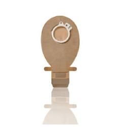 SACCA PER ILEOSTOMIA SISTEMA A 2 PEZZI SENSURA CLICK APERTA RICOPERTA IN TNT FORO 50MM CAPACITA' 650ML 30 PEZZI - farmacia187.it