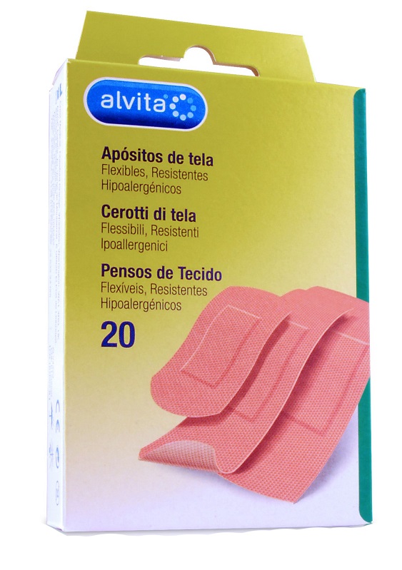 CEROTTO TELA 20 PEZZI ALVITA - farmacia187.it