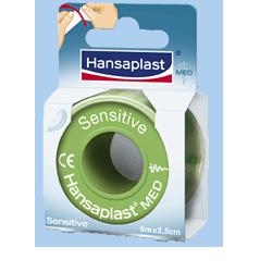 CEROTTO ROCCHETTO HANSAPLAST SENSITIVE 5MX2,50CM 1 PEZZO - farmacia187.it