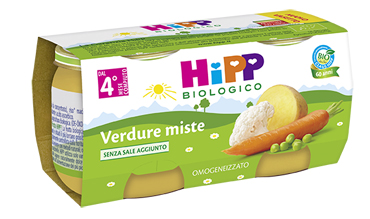 HIPP BIO HIPP BIO OMOGENEIZZATO VERDURE MISTE 2X80 G - farmacia187.it