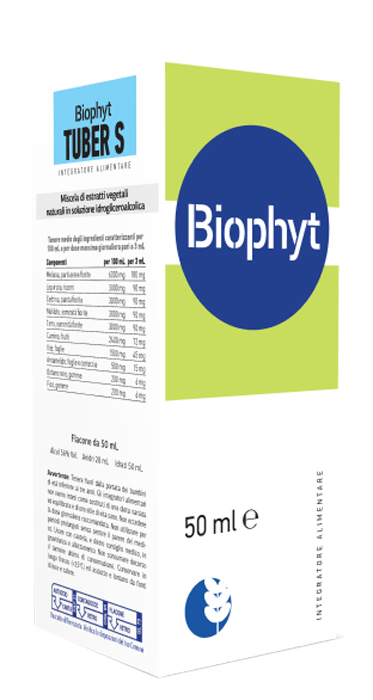 BIOPHYT TUBER S 50 ML SOLUZIONE IDROALCOLICA - farmacia187.it