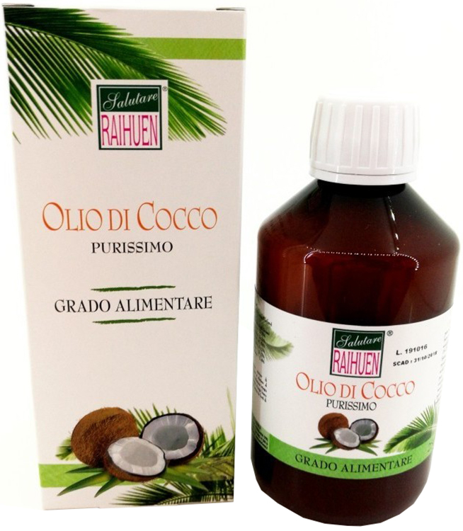 RAIHUEN OLIO COCCO GRADO ALIMENTARE 100 ML - farmacia187.it