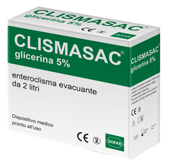 ENTEROCLISMA CLISMASAC 5% 2LITRI - farmacia187.it