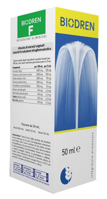 BIODREN F 50 ML SOLUZIONE IDROALCOLICA - farmacia187.it