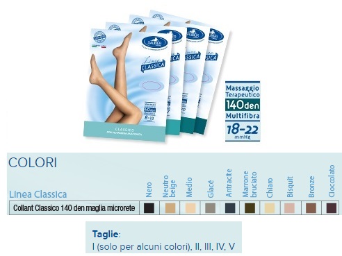 SAUBER COLLANT 140 DENARI MAGLIA MICRORETE BISQUIT 4 LINEA CLASSICA - farmacia187.it