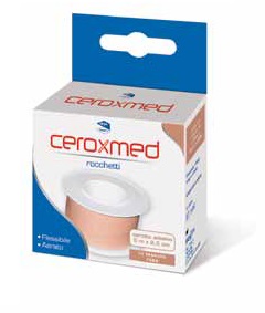 CEROTTO IN ROCCHETTO CEROXMED AERATO IN TESSUTO ROSA 500X2,50 CM 1 PEZZO - farmacia187.it