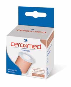 CEROTTO IN ROCCHETTO CEROXMED AERATO IN TESSUTO ROSA 500X5 CM 1 PEZZO - farmacia187.it