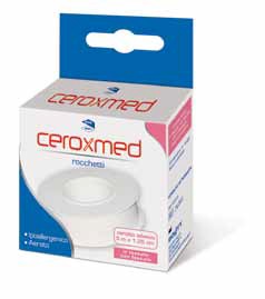CEROTTO ADESIVO IN ROCCHETTO CEROXMED IN TESSUTO NON TESSUTO AERATO IPOALLERGENICO BIANCO 500X1,25 CM 1 PEZZO - farmacia187.it