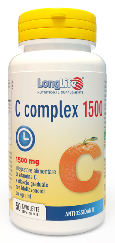 LONGLIFE C COMPLEX 1500 T/R 50 TAVOLETTE - farmacia187.it