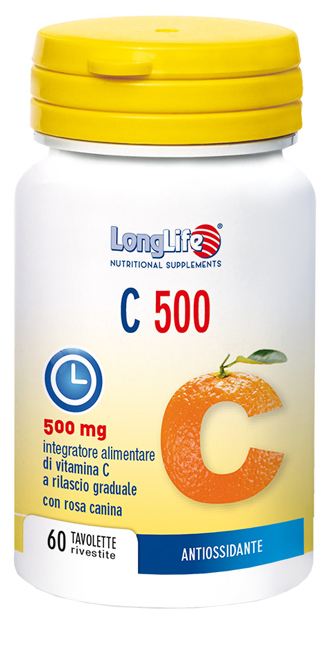 LONGLIFE C 500 T/R 60 TAVOLETTE RIVESTITE - farmacia187.it