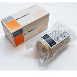 BENDA MEDICATA ICHTHOPASTE CON OSSIDO DI ZINCO ITTIOLO PER TRATTAMENTO ULCERE VENOSE ARTI INFERIORI 7,5X600 CM - farmacia187.it