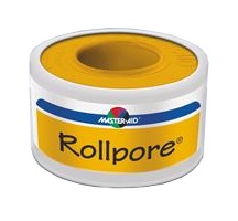 CEROTTO IN ROCCHETTO MASTER-AID ROLLPORE TESSUTO NON TESSUTO 5X1,25 - farmacia187.it
