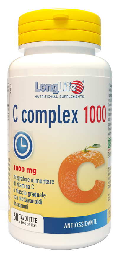 LONGLIFE C COMPLEX 1000 T/R 60 TAVOLETTE RIVESTITE - farmacia187.it