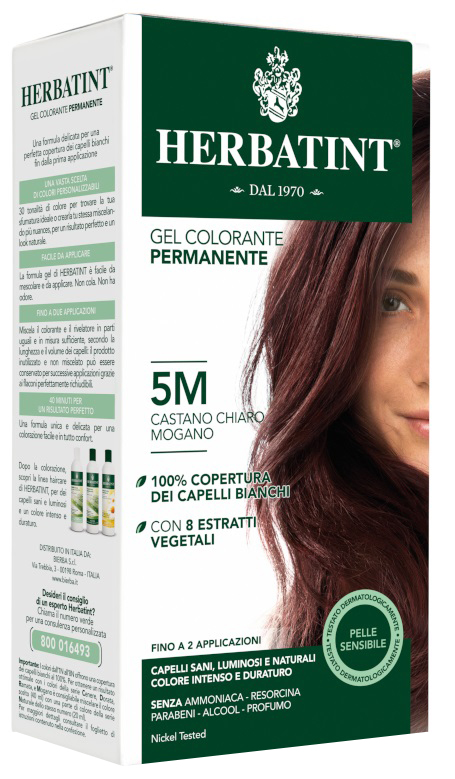 HERBATINT 5M CASTANO CHIARO MOGANO 150 ML - farmacia187.it