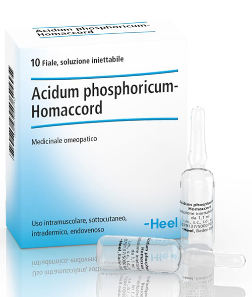 HEEL PHOSPHORICUM ACIDUM HOMACCORD 10 FIALE - farmacia187.it