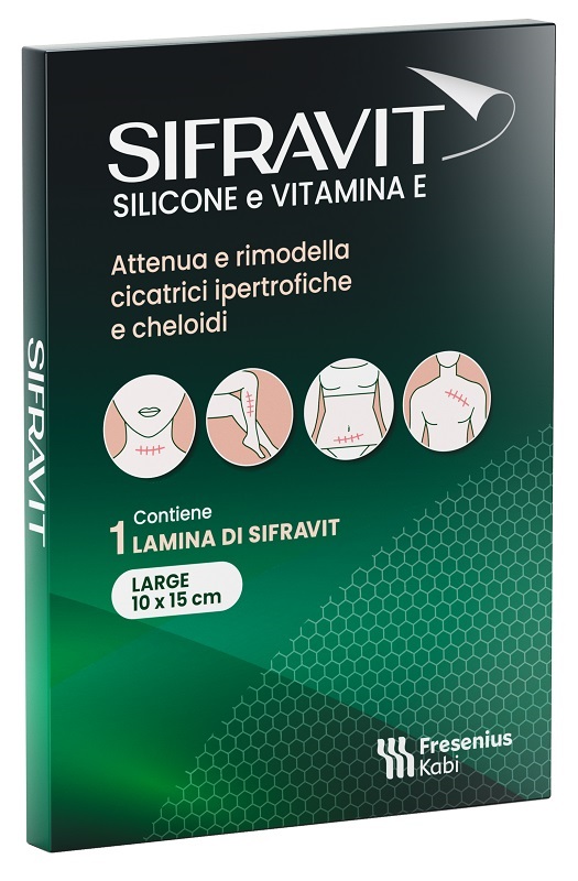 SIFRAVIT PLACCA SILICONE 15X10 CM 1 PEZZO - farmacia187.it