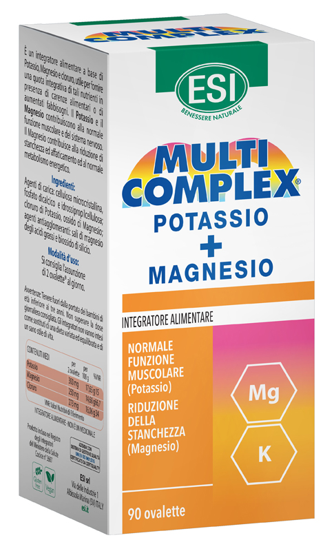 ESI MULTICOMPLEX POTASSIO MG 90 OVALETTE - farmacia187.it