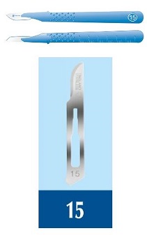 BISTURI PIC MONOUSO STERILE MISURA 15 10 PEZZI - farmacia187.it