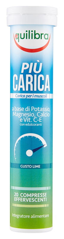 PIU' CARICA GUSTO LIME 20 COMPRESSE EFFERVESCENTI - farmacia187.it