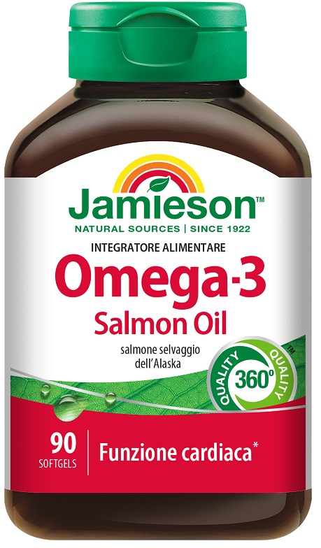 JAMIESON OMEGA 3 SALMON OIL 90 PERLE - farmacia187.it