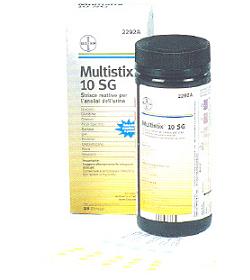 STRISCIA REATTIVA MULTITEST MULTISTIX 10SG 25 PEZZI - farmacia187.it