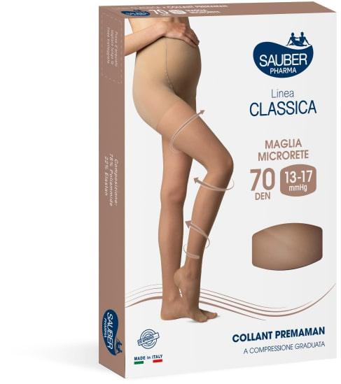 SAUBER COLLANT 70 DENARI PREMAMAN MAGLIA MICRORETE NEUTRO BEIGE 3 LINEA CLASSICA - farmacia187.it