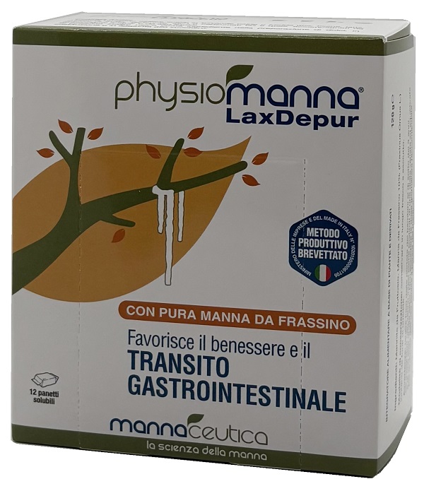 PHYSIOMANNA LAXDEPUR MANNITE DUFOUR 12 PANETTI SOLUBILI DA 10 G - farmacia187.it