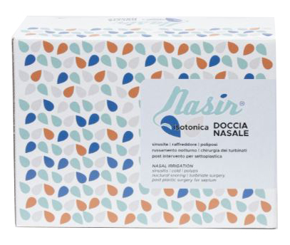 SOLUZIONE FISIOLOGICA ISOTONICA STERILE NASIR IN SCATOLA CON10 SACCHE VERSIONE LUER LOCK DA 250ML - farmacia187.it