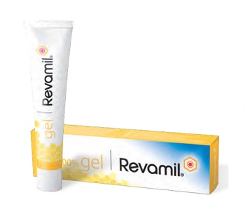 GEL A BASE DI MIELE STANDARDIZZATO E IRRADIATO A RAGGI GAMMA REVAMIL GEL PER GESTIONE ULCERE E INFEZIONI TUBO 18 G - farmacia187.it