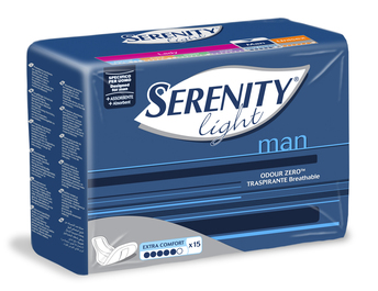 PANNOLINO SERENITY LIGHT MAN EXTRA COMFORT 15 PEZZI - farmacia187.it