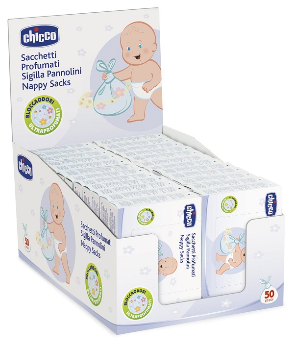 CHICCO SACCHETTI PROFUMATI PANNOLINI - farmacia187.it