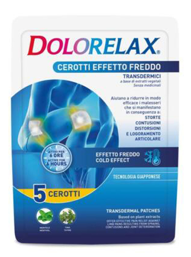 DOLORELAX CEROTTO EFFETTO FREDDO 5 PEZZI - farmacia187.it