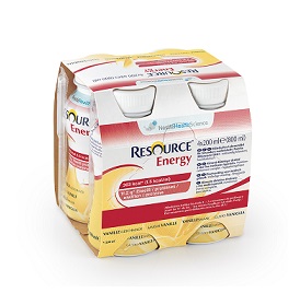RESOURCE ENERGY VANIGLIA 4 BOTTIGLIE 200 ML NUOVO PACKAGING - farmacia187.it