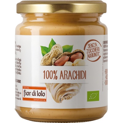 FIOR DI LOTO CREMA 100% DI ARACHIDI TOSTATE 200 G - farmacia187.it