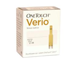 STRISCE MISURAZIONE GLICEMIA ONETOUCH VERIO 25 PEZZI - farmacia187.it