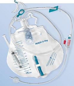 CATETERE IN SILICONE SCANALATO PROFILCATH PRECONNESSO CH20 LUNGHEZZA 40CM + SACCA DI DRENAGGIO DA 2000ML GRADUATA CON TUBO DI SCARICO ELASTICO E CHIUSURA A MORSETTO - farmacia187.it