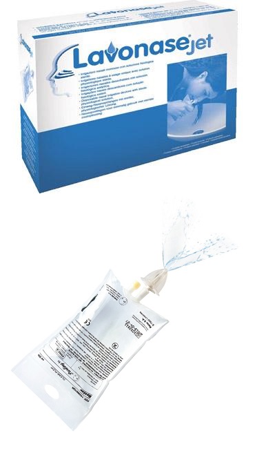 IRRIGATORE NASALE LAVONASE CON SOLUZIONE FISIOLOGICA 6 PEZZI - farmacia187.it