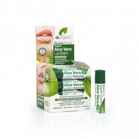 DR ORGANIC ALOE VERA LIP BALM BALSAMO LABBRA 5,7 ML - farmacia187.it
