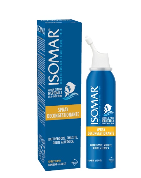 ISOMAR NASO CHIUSO SOLUZIONE ACQUA DI MARE IPERTONICA PER DECONGESTIONE NASO CHIUSO 50 ML - farmacia187.it