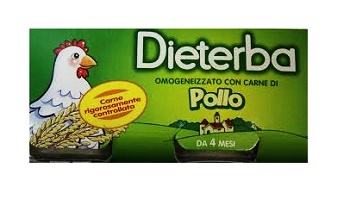 DIETERBA OMOGENEIZZATO POLLO 3 PEZZI 80 G - farmacia187.it