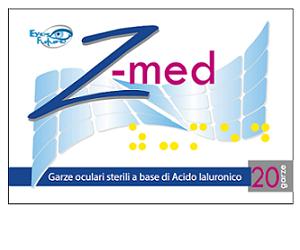 GARZA OCULARE Z MED MEDICATA CON ACIDO IALURONICO STERILE 20 BUSTE - farmacia187.it