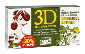 3D IL DEPURATIVO 30 COMPRESSE - farmacia187.it