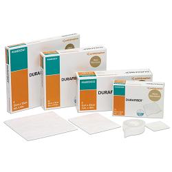 MEDICAZIONE STERILE IN FIBRE DI CELLULOSA ETILSOLFONATA GELICANTE DURAFIBER ASSORBENTE 10X10CM 10 PEZZI - farmacia187.it
