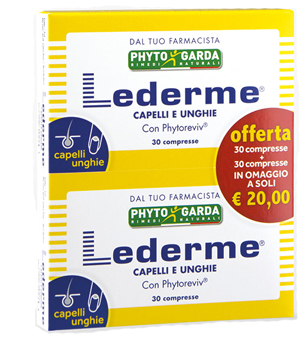 LEDERME CAPELLI UNGHIE 30 COMPRESSE - farmacia187.it