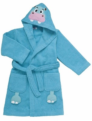 CHICCO ACCAPPATOIO IPPOPOTAMO AZZURRO 24 MESI+ - farmacia187.it