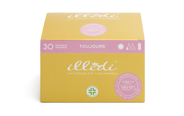 ILLEDI TOUJOURS SALVASLIP ANATOMICI COTONE ORGANIC 30 PEZZI - farmacia187.it