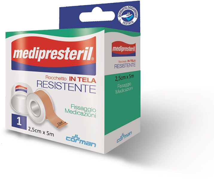 CEROTTO IN ROCCHETTO IN TELA MEDIPRESTERIL 5X250CM - farmacia187.it
