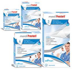 MEDICAZIONE POST OPERATORIA MEDIPRESTERIL IMPERMEABILE 10X15CM 4 PEZZI - farmacia187.it